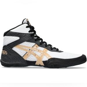 New ASICS Men's Matflex 7 Wrestling Shoes Size 14 White/champagne